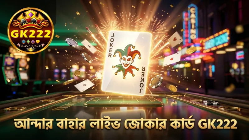 আন্দার বাহার লাইভে জোকার কার্ড ম্যাচিং বুঝতে সাহায্য করে।