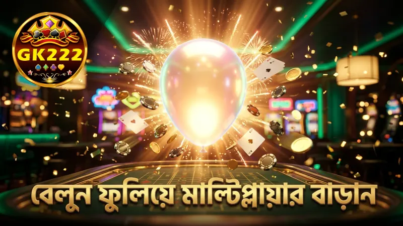 বেলুন ফুলিয়ে মাল্টিপ্লায়ার বাড়ানোর প্রক্রিয়া লক্ষ্য করুন