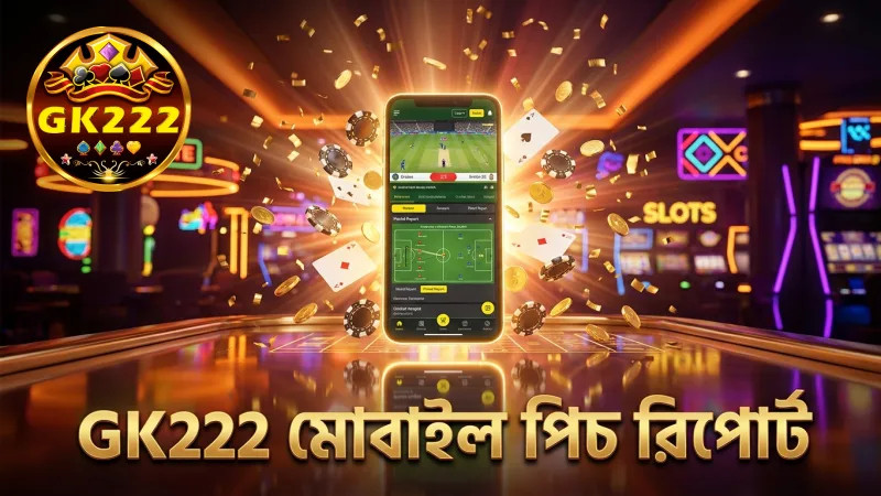 GK222 মোবাইল অ্যাপে পিচ রিপোর্ট দেখে সহজে বাজি ধরুন