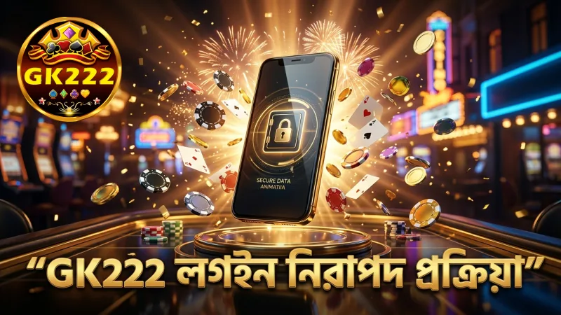 GK222 লগইন প্রক্রিয়া নিরাপদ ও দ্রুত সম্পন্ন করা হয়।