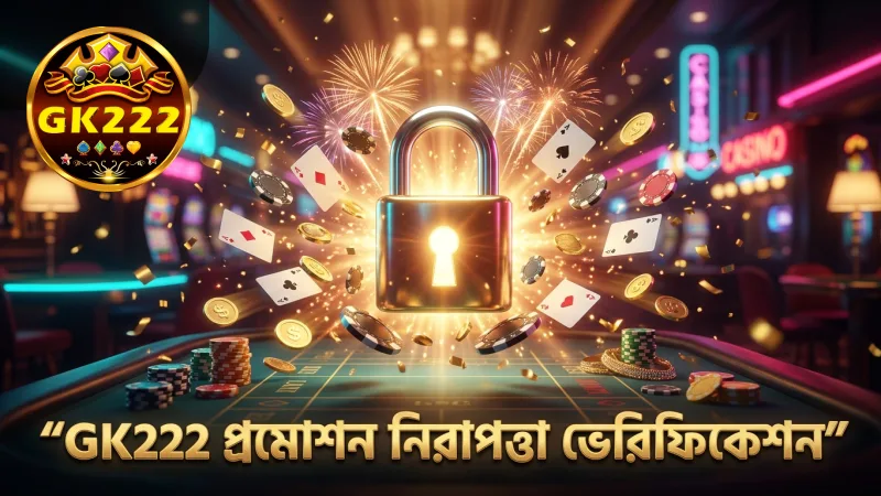 GK222 প্রমোশনের নিরাপত্তায় ভেরিফিকেশন প্রক্রিয়া গুরুত্বপূর্ণ।