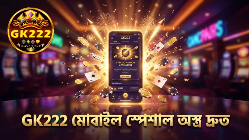 GK222 মোবাইল অ্যাপে স্পেশাল অস্ত্র দ্রুত সক্রিয় করা যায়।