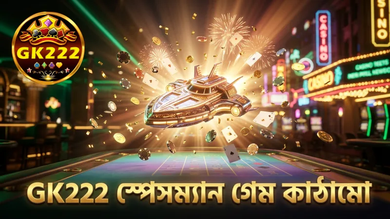 GK222 তে স্পেসম্যান ক্র্যাশ গেমের মূল কাঠামো বোঝা সহজ করে।