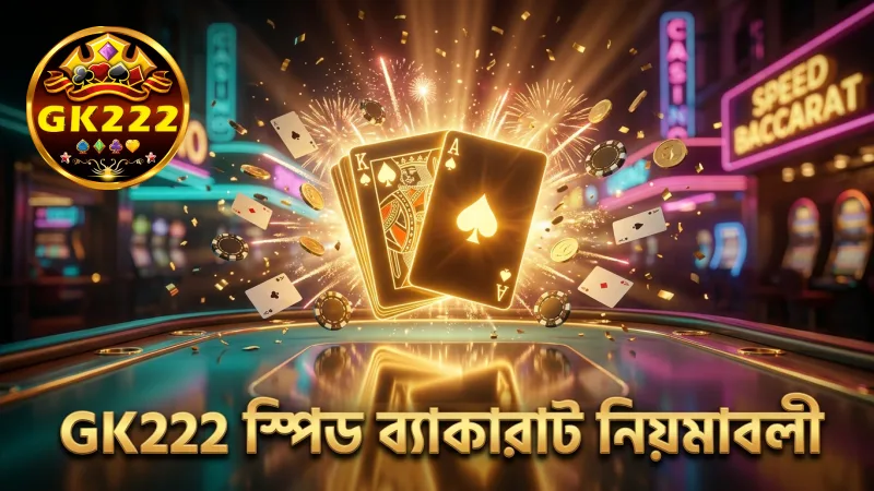 GK222 এর স্পিড ব্যাকারাট খেলার নিয়মাবলী বিশ্লেষণ।