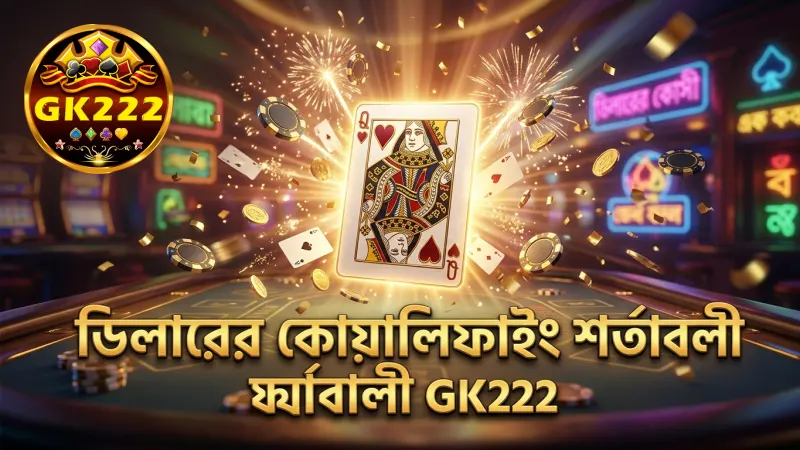 ডিলারের কুইন হাই কার্ড কোয়ালিফাইং শর্তাবলী পরীক্ষা করা হয়েছে।